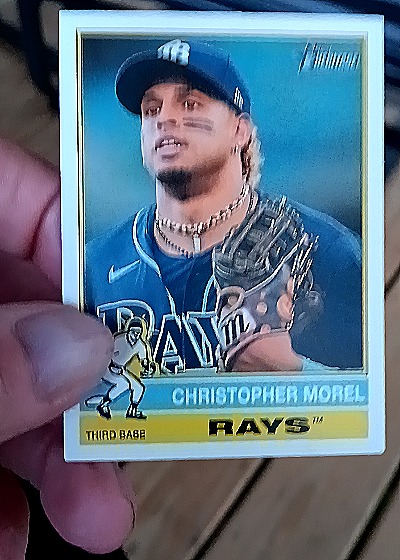 2025 Topps Heritage #299 Christopher Morel — front