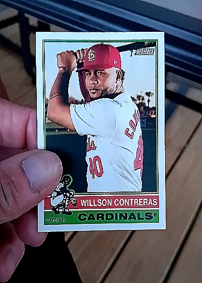2025 Topps Heritage #218 Willson Contreras — front