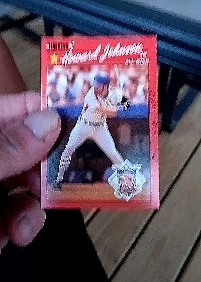 1990 Donruss #654 Howard Johnson — front