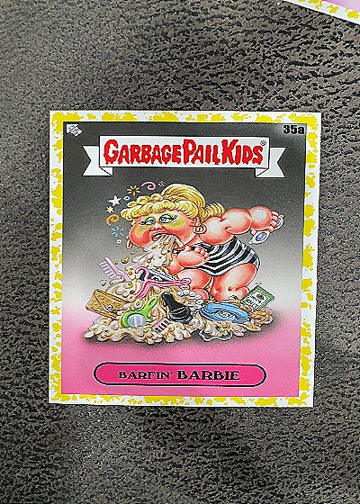 2024 Topps Garbage Pail Kids Kids At Play #35a Barfin' Barbie — front
