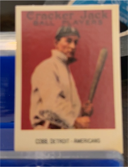 1993 Cracker Jack 1915 Reprint #1 Ty Cobb Detroit Americans — front