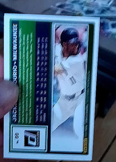 2025 Donruss Baseball #22 Jackson Chourio — back