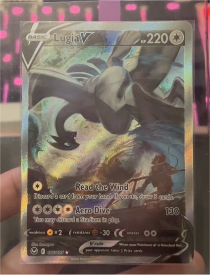 2022 Pokémon TCG Silver Tempest #110 Lugia V — front