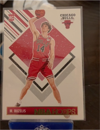 2024-25 Panini NBA Hoops #295 Matas Buzelis Tribute Rookie — front