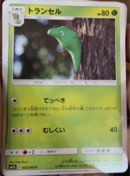 2017 Pokémon Sun & Moon #2 Metapod — front