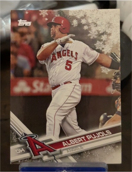 2017 Topps Holiday #HMW106 Albert Pujols — front
