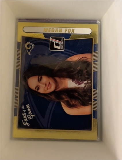 2016 Donruss #3 Megan Fox Fans of the Game — front