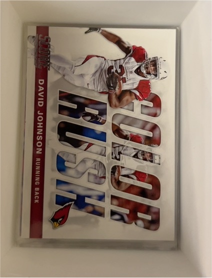 2017 Score Color Rush #4 David Johnson — front