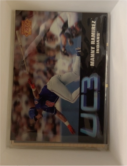 1996 Sportflix UC3 Manny Ramirez — front
