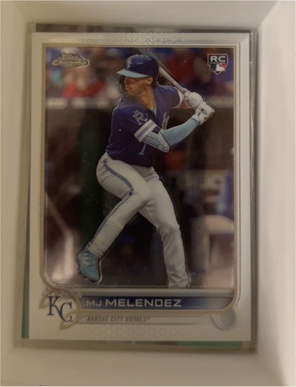 2022 Topps Chrome Update #USC38 MJ Melendez — front