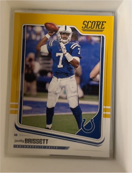 2018 Panini Score #144 Jacoby Brissett — front