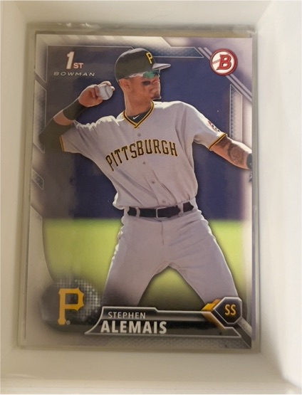 2016 Bowman Draft #BD-34 Stephen Alemais — front