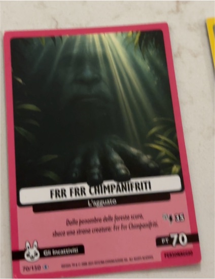 Skifidol Italian Brainrot 2025 #70 Frr Frr Chimpanifriti — front