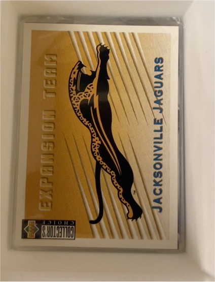 1994 Upper Deck Collector's Choice #380 Expansion Team Jacksonville Jaguars — front