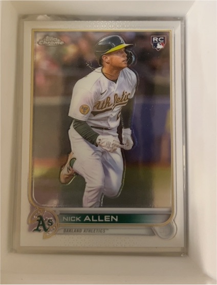 2022 Topps Chrome Update #USC117 Nick Allen — front