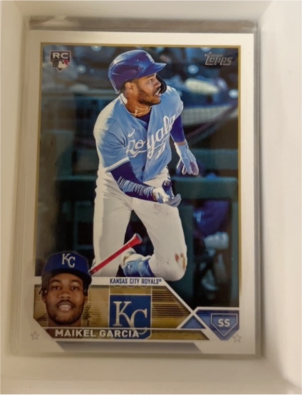 2023 Topps Update #US144 Maikel Garcia — front