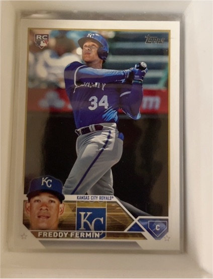2023 Topps Update #US114 Freddy Fermin — front