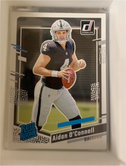 2023 Donruss #360 Aidan O'Connell Rated Rookie — front