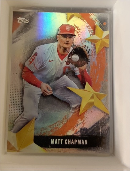 2025 Topps Series 1 Stars of MLB #SMLB-29 Matt Chapman — front