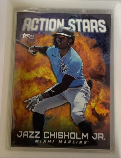 2023 Topps Update #AS-30 Jazz Chisholm Jr. Action Stars — front