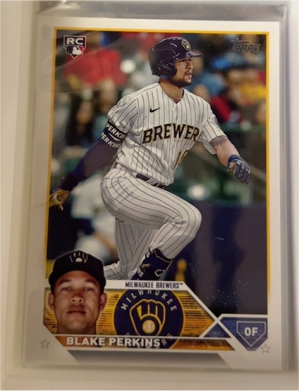 2023 Topps Chrome Update #USC206 Blake Perkins — front