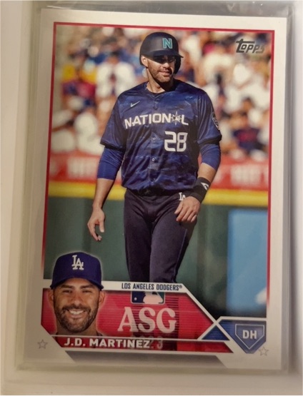 2023 Topps Update 2023 All-Star Game #ASG-33 J.D. Martinez — front