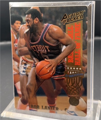 1993 Action Packed Hall of Fame #42 Bob Lanier — front