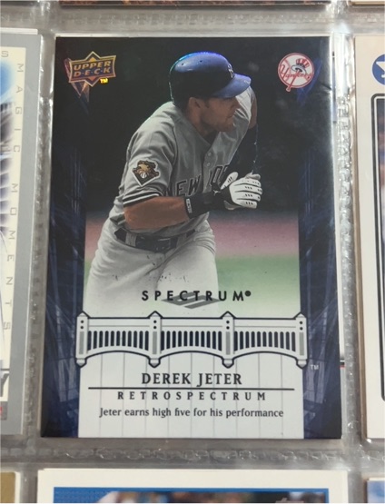 2008 Upper Deck Spectrum Retrospectrum #DJ53 Derek Jeter — front