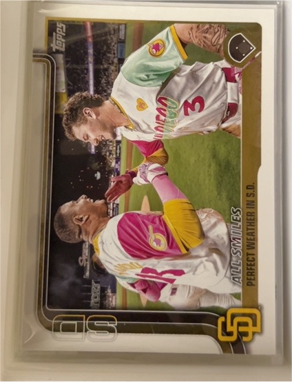 2025 Topps #143 All Smiles: Perfect Weather in S.D. — front