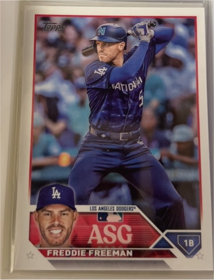 2023 Topps Update #ASG-25 Freddie Freeman 2023 All-Star Game — front