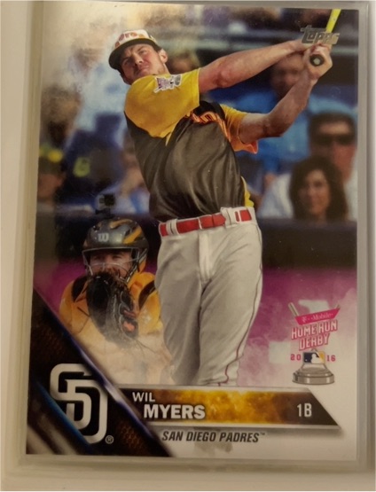 2016 Topps Update #US268 Wil Myers — front