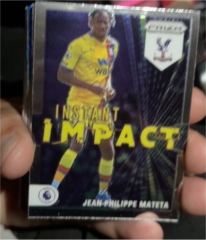 2021-22 Panini Prizm Premier League #9 Jean-Philippe Mateta Instant Impact — front