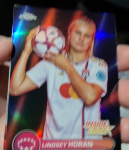 2023-24 Topps Chrome UEFA Women's Inside Look #IL-2 Lindsey Horan — front
