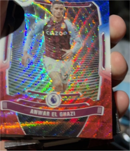 2021-22 Panini Prizm Premier League Anwar El Ghazi — front