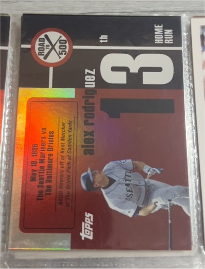 2007 Topps Road to 500 #3 Alex Rodriguez — front