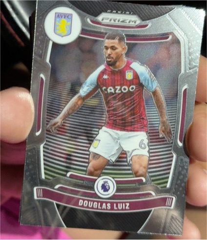 2021-22 Panini Prizm Premier League #131 Douglas Luiz - Aston Villa — front