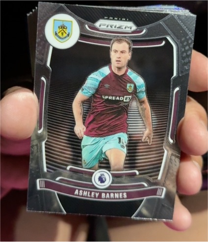 2021-22 Panini Prizm Premier League #72 Ashley Barnes — front