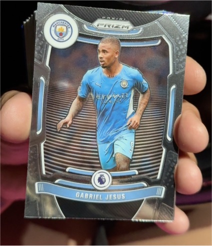 2021-22 Panini Prizm Premier League #15 Gabriel Jesus — front