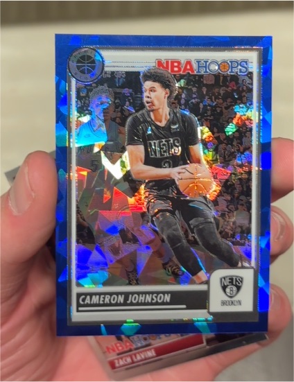 2023-24 Panini NBA Hoops Premium Stock #93 Cameron Johnson — front