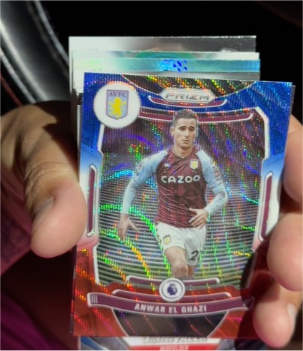 2021-22 Panini Prizm Premier League #128 Anwar El Ghazi — front