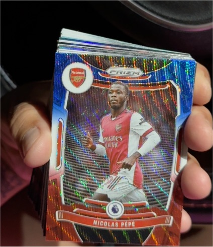 2021-22 Panini Prizm Premier League #205 Nicolas Pepé — front