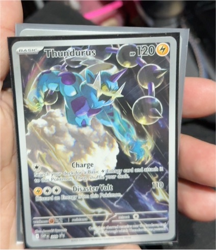 2023 Pokemon Scarlet & Violet #209 Thundurus Black Bolt Promo — front