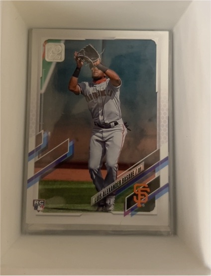 2021 Topps #548 Luis Alexander Basabe — front