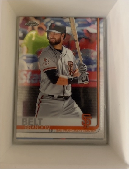 2019 Topps Chrome #125 Brandon Belt — front