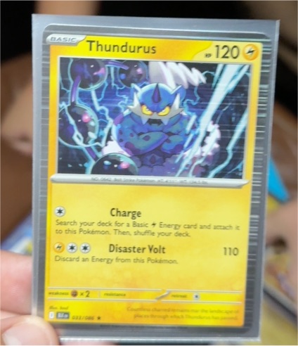 2025 Pokémon TCG Scarlet & Violet Black Bolt #033 Thundurus — front