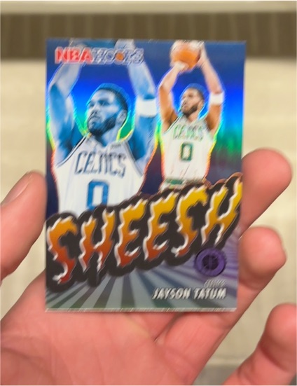 2023-24 Panini NBA Hoops Premium Stock #22 Jayson Tatum — front