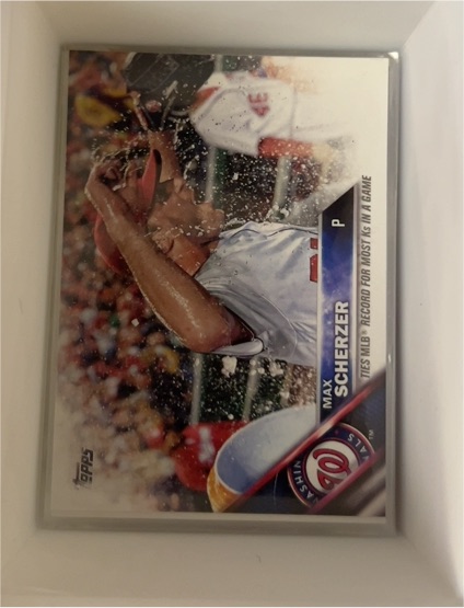 2016 Topps Update #US169 Max Scherzer — front