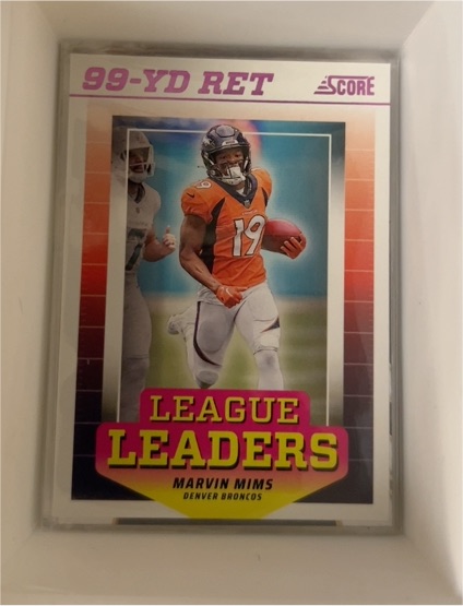 2024 Score League Leaders #LL-MMS Marvin Mims — front