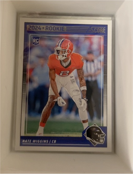 2024 Panini Score #320 Nate Wiggins Rookie — front
