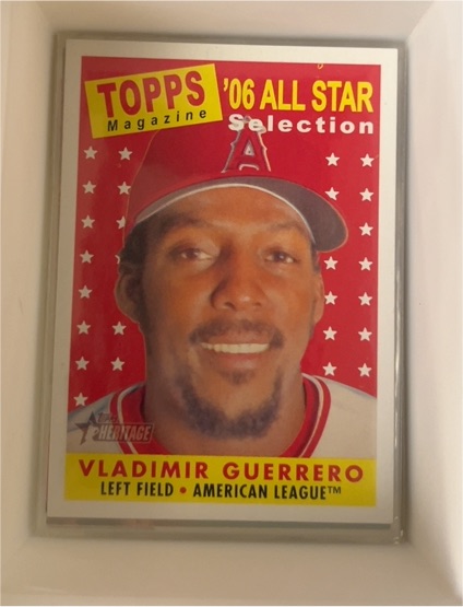 2007 Topps Heritage #485 Vladimir Guerrero — front